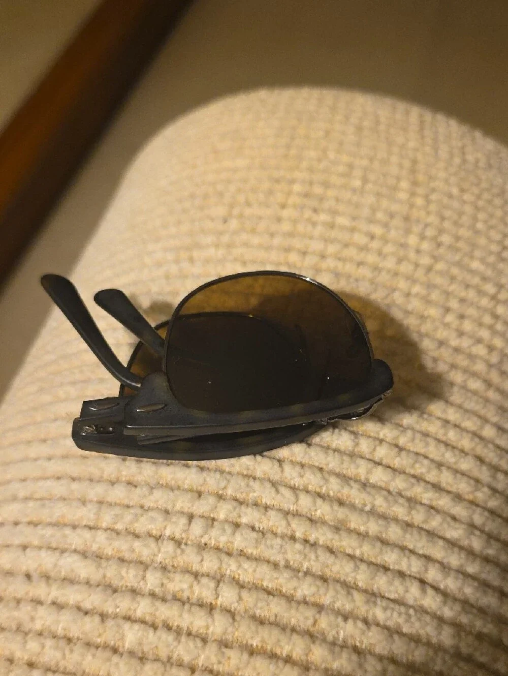 Ray-Ban Folding Clubmaster Polarized Sunglasses Please Read And Look At Picuture